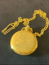 BOSS WAY CLUB老式 懷錶 金色 全新未使用