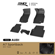 3D Mats พรมปูพื้นรถยนต์ AUDI A7 (4K8) 2018  - 2026  พรมกันลื่น พรมกันนํ้า พรมรถยนต์