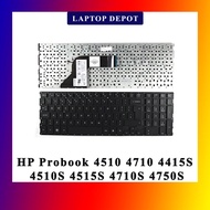 HP Probook 4510 4710 4415S 4510S 4515S 4710S 4750S US Replacement Keyboard
