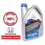 (100% Original) Honda Genuine Engine Cylinder Oil SN 5W-30 4 Litres
