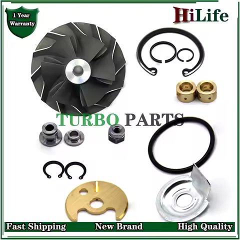 TF035 Turbocharger Kits 49135-02650 Turbo Wheel 49135-02652 Turbine Kits for Mitsubishi L 200 2.5 TD