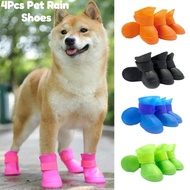 4Pcs Pet Rain Shoes Dog Shoes For Dog Waterproof Pet Shoes For Dog Cat Shoes Dog Rain Shoes