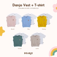 DEARIE - Danjo Vest + T-shirt - baju atasan outer rompi anak