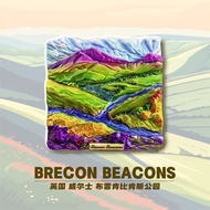 Travel Refrigerator Stickers UK Wales National Park Creative Ins Style Semi-Stere Souvenir Magnetic 