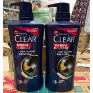 Dầu gội đầu Clear Men Deep Cleanse sạch sâu 630g