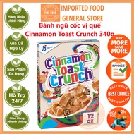 Cinnamon Toast Crunch, Breakfast Cereal, Cinnamon Sugar Square 340g