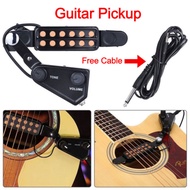 Guitar Acoustic Pickup 12 Hole for Gitar Akustik Murah Original With Magnetic Transducer Tone Volume Control Gitar Kapok