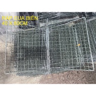 Combo of 10 sea crab patterns 40x60cm, 23cm high, 4.5mm mesh, durable, easy to use, suitable for coa