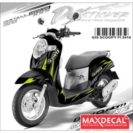 820 STICKER DECAL SCOOPY FI 2018 FULBODY CUSTOM