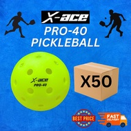 Pickleball Ball X Ace Pro 40 USAPA Pickleball Box Tournament Ball Bola Pickleball