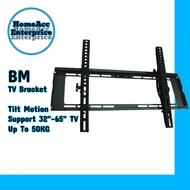 BM LCD TV Bracket [BM3265TL] Support 32" To 65" TV [Tilt Motion] Black