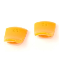 PS4用 コントローラー L2 R2用 カラフル エクステンダーカバー ボタン 1セット入り#オレンジ