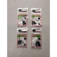 METAFISH Oval Black Fishing Stopper Stopper Fishing
