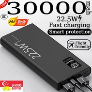 [SG SELLER]30000mah Powerbank Fast Charging power bank portable charger with digital display