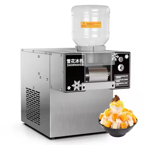 Mini Snow Ice Maker Shaver Machine Europe Snowflake Ice Machine Korea Bingsu Machine Snowflake Ice S