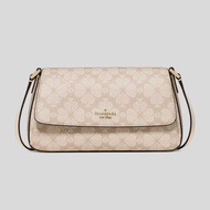 KATE SPADE Sutton Spade Flower Mini Crossbody Bag Dark Beige KO534