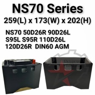 NS70 S95 DIN60AGM 50D26R 110D26L 120D26R CAR BATTERY PROTECTION COVER / BATTERY COVER