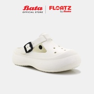 FLOATZ BY BATA Gianna Women Ivory /Black Sandal 6101218/6106218 Sandal Perempuan