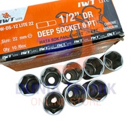 MATA IWT JAPAN Deep Wall Socket Wrench 22mm Long Socket Bit 1/ 2" IWT 22 mm 6PT