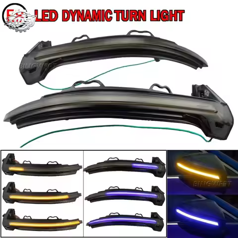 Luz LED de intermitente dinámica para Audi A4 S4 RS4 B9 A5 S5 RS5, indicador de espejo retrovisor de