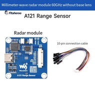 USB/UART/ Interface A121 Range Sensor 60GHz-Millimeter-Wave Radar Module Vital Signs Motion Detectio