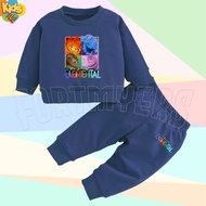 Newest DISNEY ELEMENTAL CARTOON MOTIF CHILDREN'S JOGGER SWEATER SET