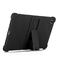 Soft silicone shockproof case for Samsung Galaxy Tab A8 cover SM-X200 X205 X207 10.5 inch kid anti-fall casing stand holder