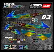 F1Z Striping Variasi Motif Standar Hologram F1Z 1994 / FIZR Albino