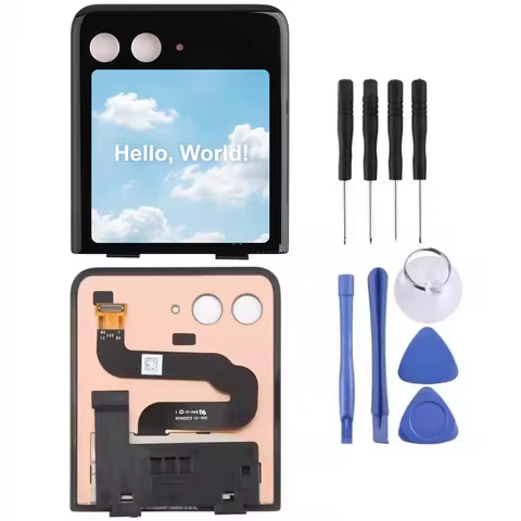 Second External AMOLED For Motorola Razr 50 Ultra LCD For Moto Razr 50 Ultra Display Touch Screen Di
