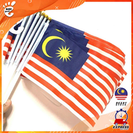 Hand Flag Malaysia Flag Bendera Malaysia (Polyester) Bendera Tangan 23 x 14cm