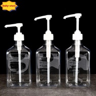 Daily 1100ml Coffee Syrup Dispenser Multi-Function Honey Sauce Ketchup Bottle with 5/8/10CC Pump Sca