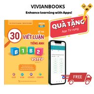 Sách - 30 đề thi Viết luận tiếng Anh B1 B2 Vstep ôn thi Vstep writing chứng chỉ ngoại ngữ Anh văn bậ