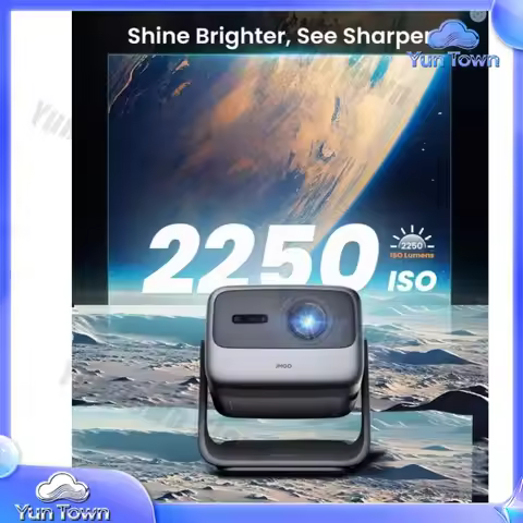 JMGO N1S Infinity 4K UHD Google TV Smart Projector for Home Theater Mini Portable DLP Laser Projecto