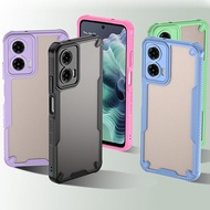 For Motorola Moto G35 Hybrid Rugged Protective Cover Shockproof Case