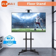 Floor Stand Mobile TV Bracket Mobile Cart TV Bracket with Universal wheel Adjustable TV Stand