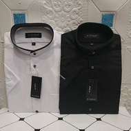 Kemeja Alisan Dobby Koko Pendek Slimfit