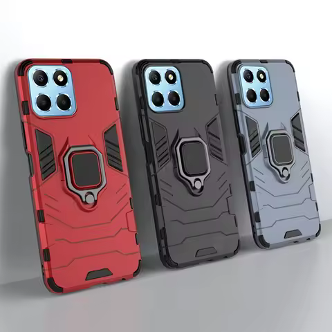 For Honor 70 Lite Case Cover Huawei Honor 70 Lite Capas PC Back Shockproof Armor Ring Magnetic Holde