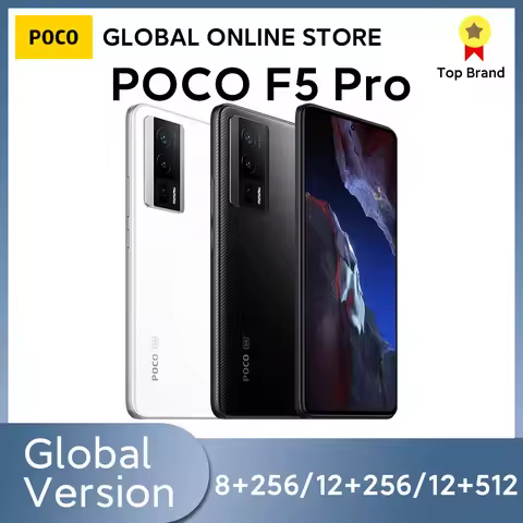 POCO F5 Pro Global Version 256GB/512GB Snapdragon® 8+ Gen 1 6.67"WQHD+120Hz AMOLED DotDisplay 64MP C