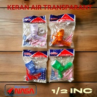 KERAN AIR TRANSPARANT NASA 1/2INC PLUS V-RING 3/4INC