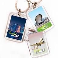 Keychain Qatar Doha Souvenir Gift