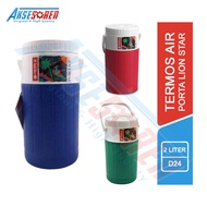 Termos Air Panas Dingin Lion Star Porta [2 Liter] / Tempat Minum Air Dingin Lion Star / Botol Tremos