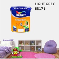 LIGHT GREY 6317 J ( 5L ) ICI DULUX EASY CLEAN / EASYCLEAN INTERIOR PAINT