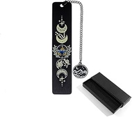 Stainless Steel Acotar Bookmark with Tassel, Acotar Inspirational Creative Moon Mountains Text Book