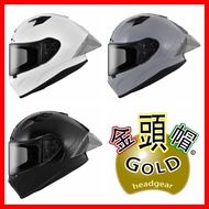 Free Card Available Golden Head Cap [ZEUS 826 ZS-826 ZS826 Plain Color] Aerodynamic Duck Tail Ventil