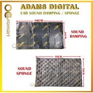(1PC) Adams Digital Sound Proof Damping / Sponge Sound Proofing Insulation for Car Doors Panel or Ca