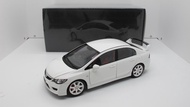 (***請看內文價錢 有意可議PM傾***) 全新 1:18 WELL 本田 HONDA CIVIC TYPE-R FD2 全開 合金模型車 (非OTTOMOBILE / GT SPIRIT / KY
