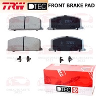 TRW DTEC PREMIUM CERAMIC FRONT BRAKE PAD TOYOTA COROLLA AE101 1.6 SEG EE100 AE111 AE80 EE80 EE90 EP8