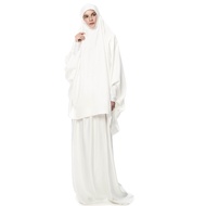 (AS-IS) Telekung ARJANA Rose in White