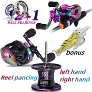 in stock Sougayilang fishing reel 7.2:1 Rotation speed ratio 19+1BB reel bc reel casting fishing ree