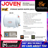 JOVEN 25L Horizontal Multipoint Hot Water System [ JSH25 / JSH-25 / JSH 25 ] Storage Tank Water Heat